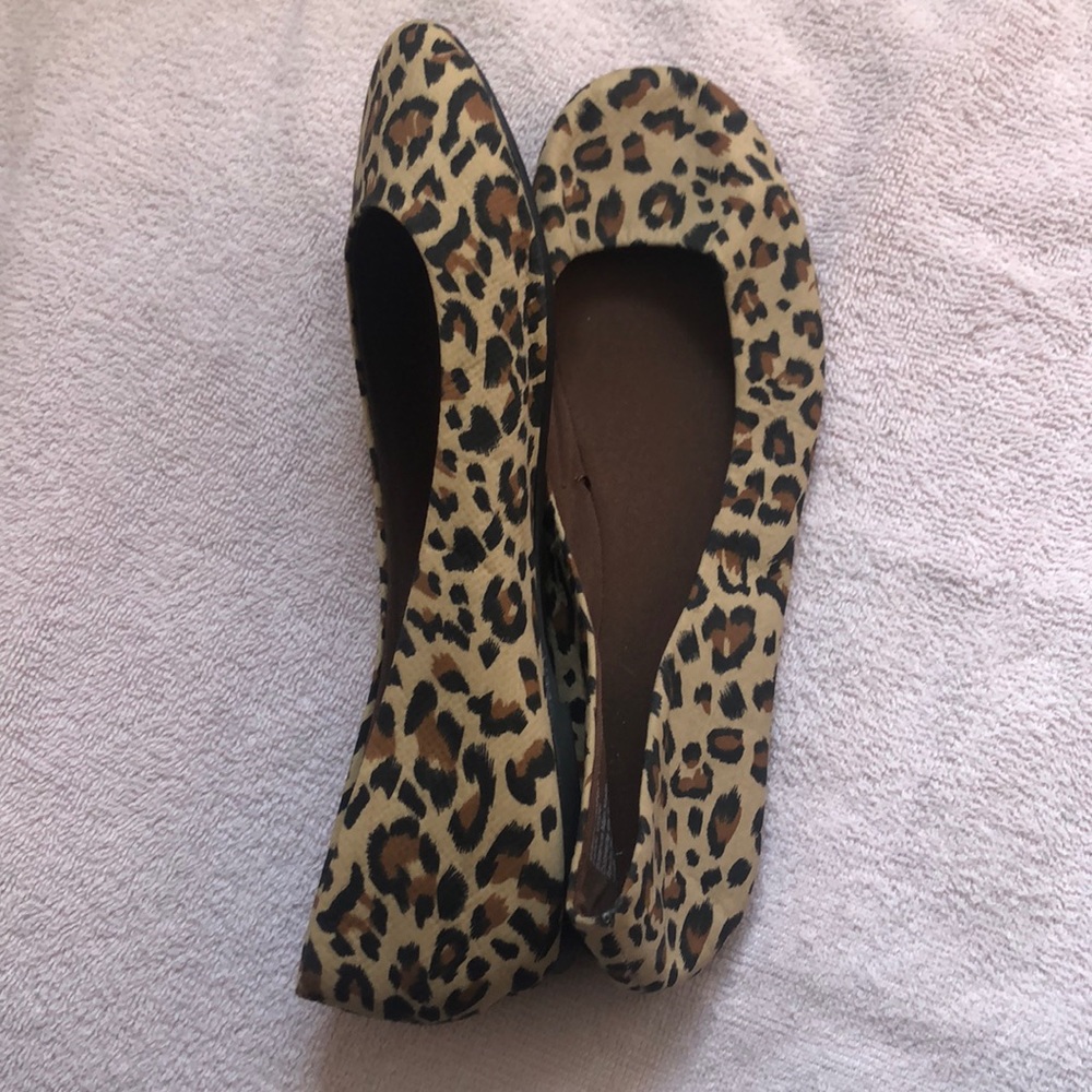 Leopard Print Flats